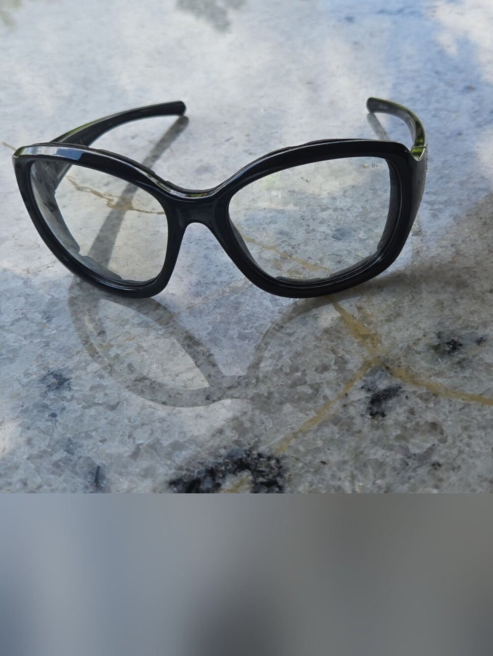 NWOT Harley-Davidson Glossy Black Womens Clear Riding Glasses
